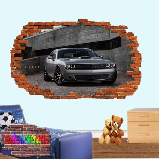 DODGE CHALLENGER WALL STICKER mural decal poster