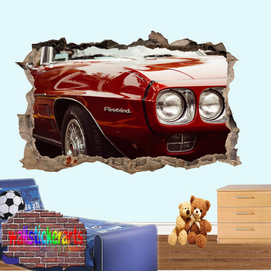 PONTIAC FIREBIRD WALL STICKER MURAL mural decal poster