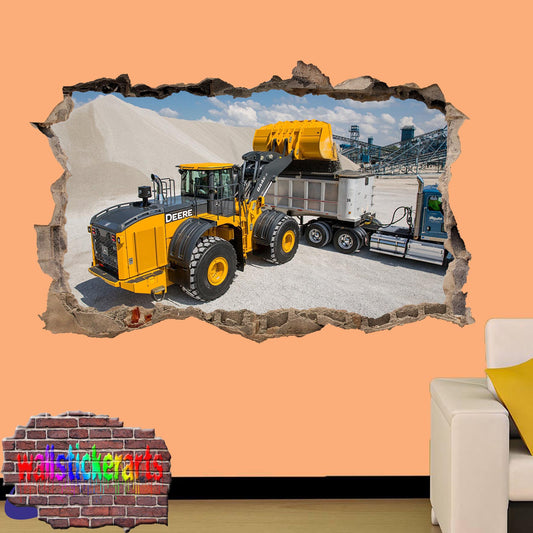 JOHN DEERE LOADER  WALL STICKER