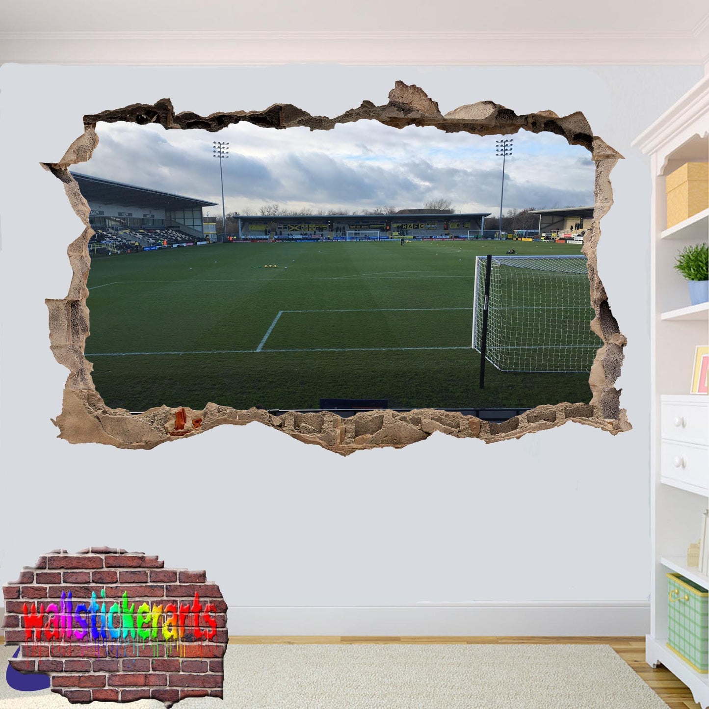 BURTON ALBION PIRELLI FOOTBALL STADIUM WALL STICKER MURAL DECAL POSTER