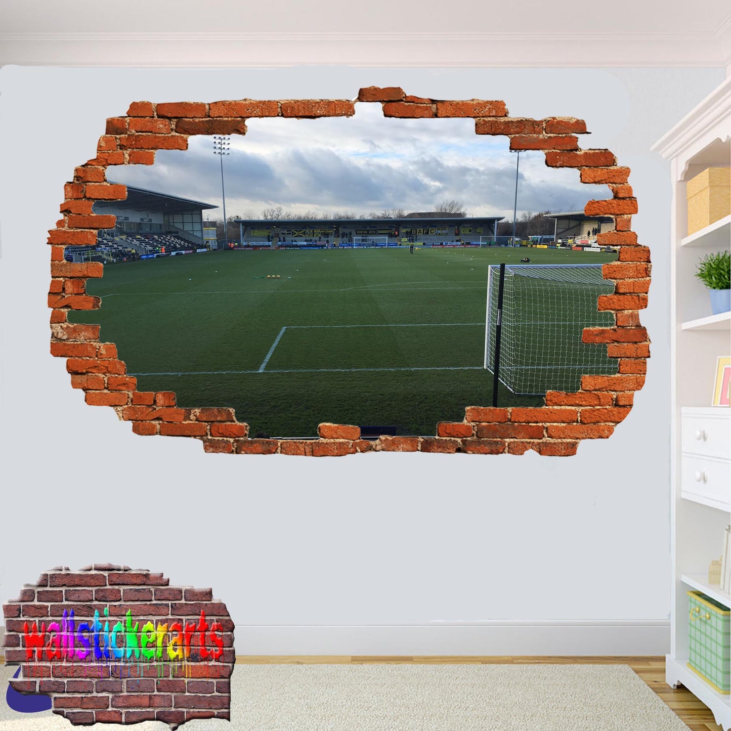 BURTON ALBION PIRELLI FOOTBALL STADIUM WALL STICKER MURAL DECAL POSTER