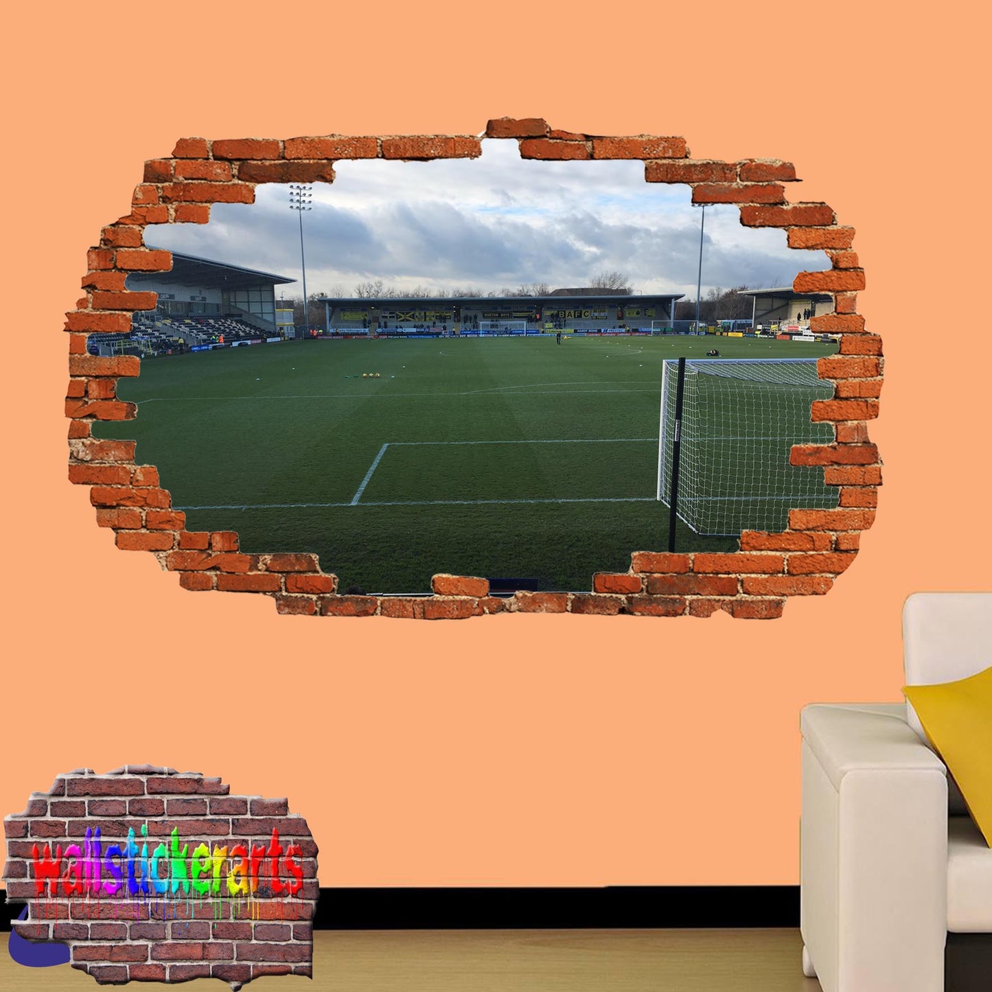 BURTON ALBION PIRELLI FOOTBALL STADIUM WALL STICKER MURAL DECAL POSTER