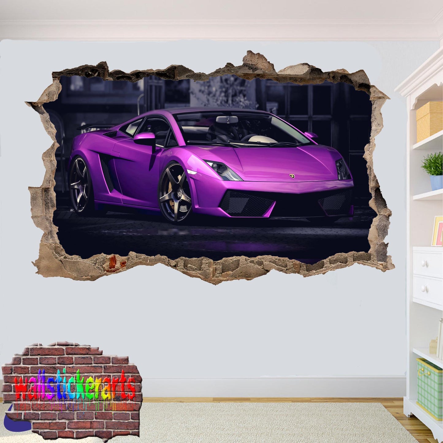 LAMBORGHINI GALLARDO WALL STICKER mural decal poster