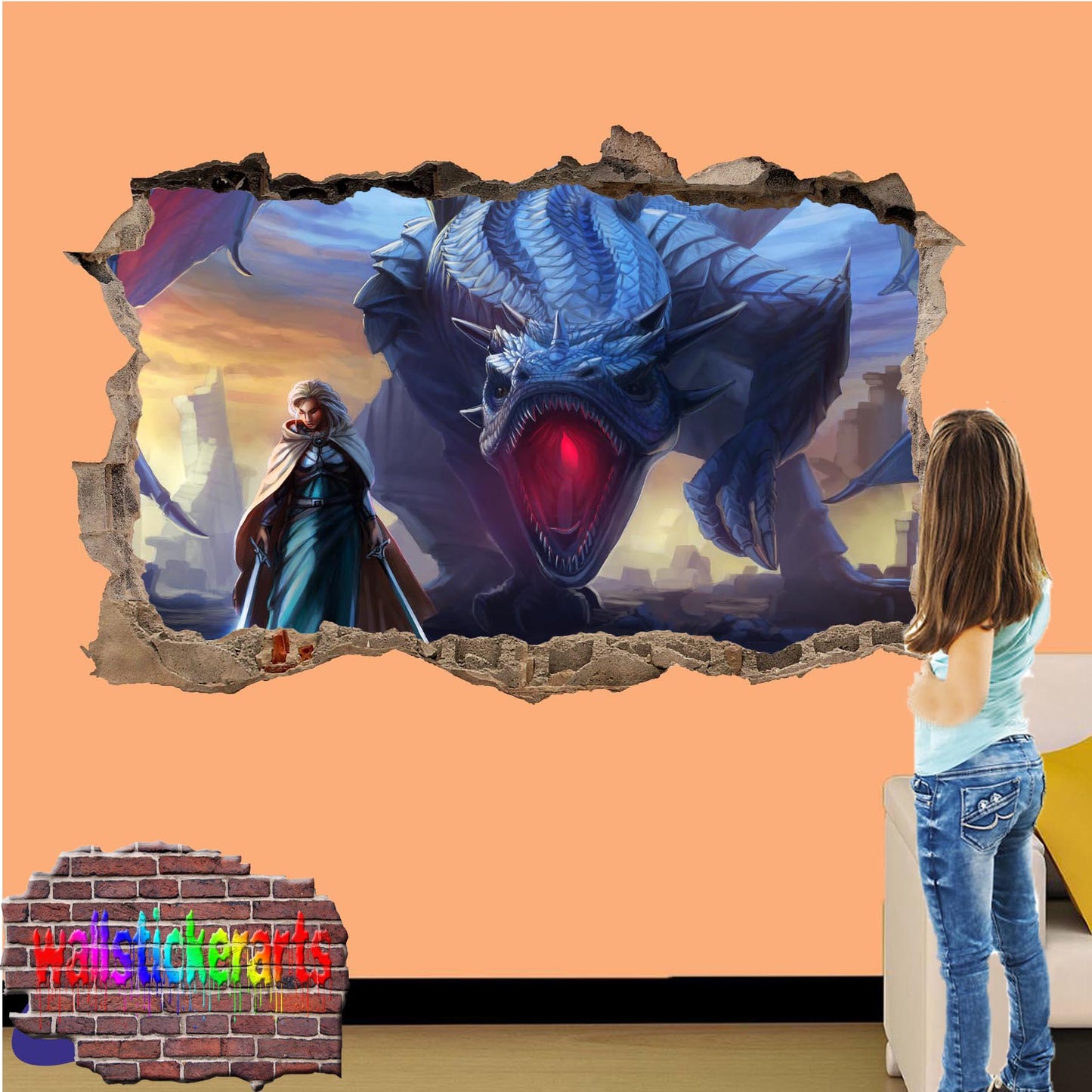 Mother of Dragons Wall Sticker poster mural