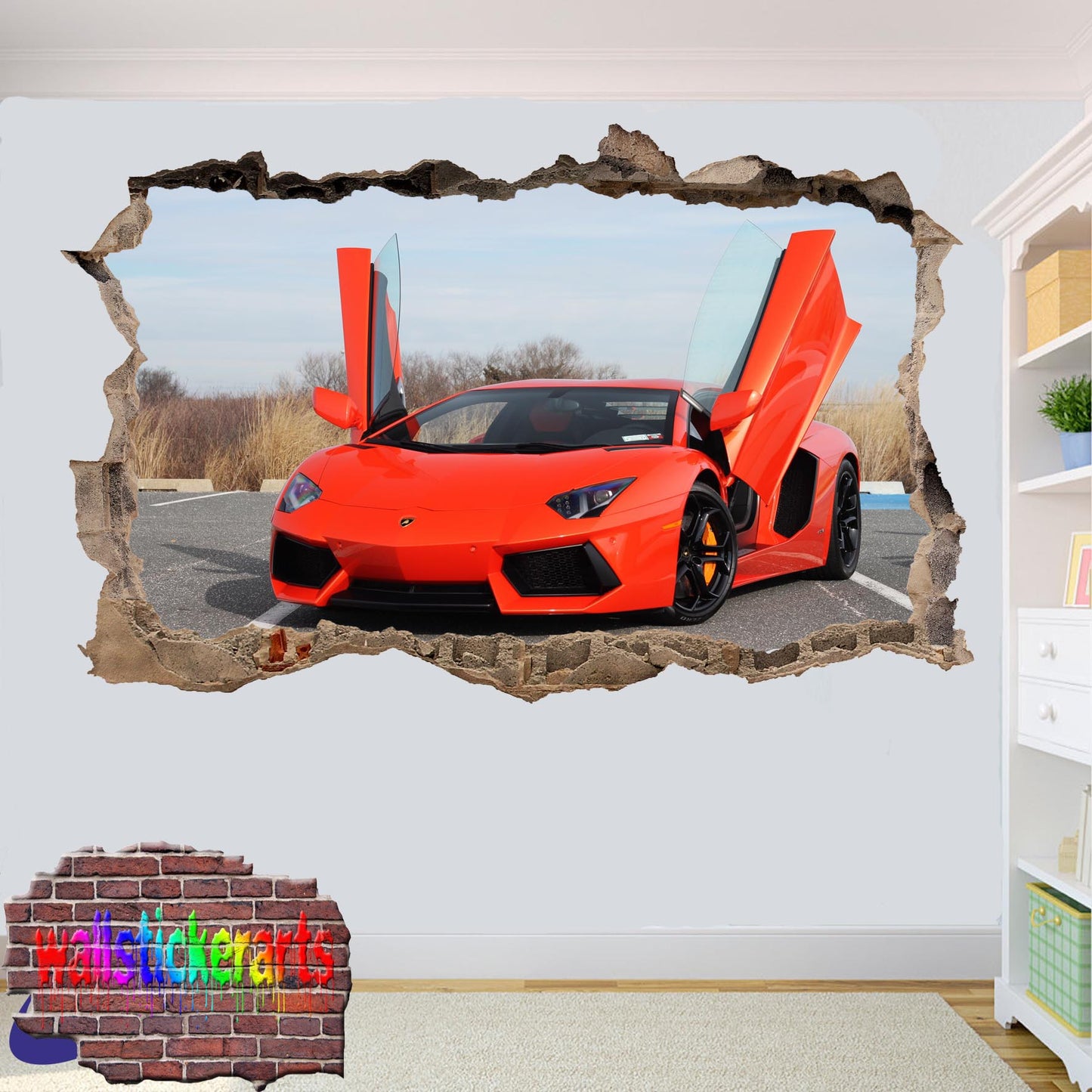 LAMBORGHINI GALLARDO wall sticker mural decal poster