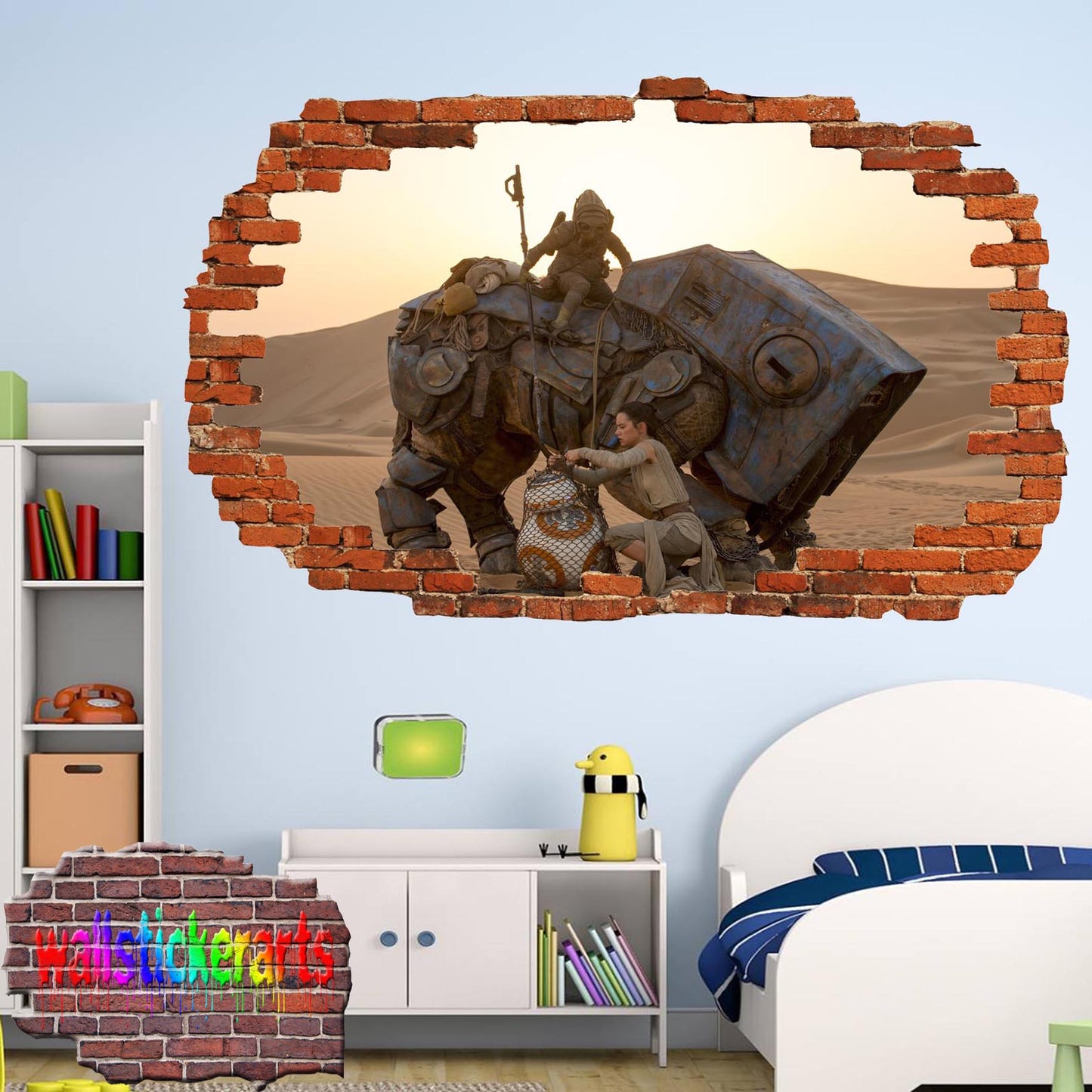 Planet Desert War Machine Star Wars Princess Wall Sticker Room Decor Decal Mural