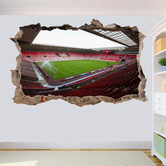 Sunderland Stadium of Light Football Stadium Wall Sticker Mural Decal 3d Effect Room Office Home Decor