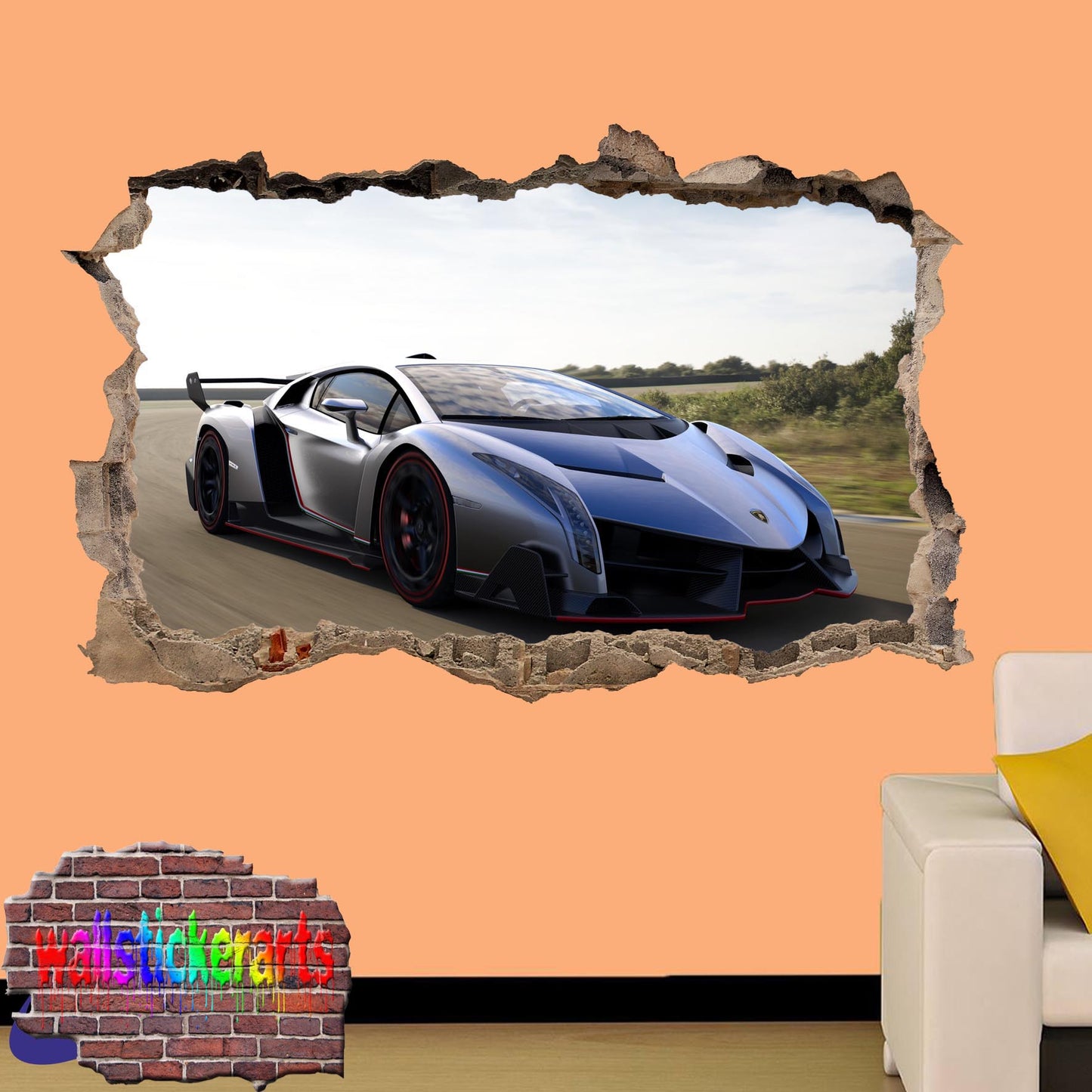 LAMBORGHINI VENONO WALL STICKER mural decal poster