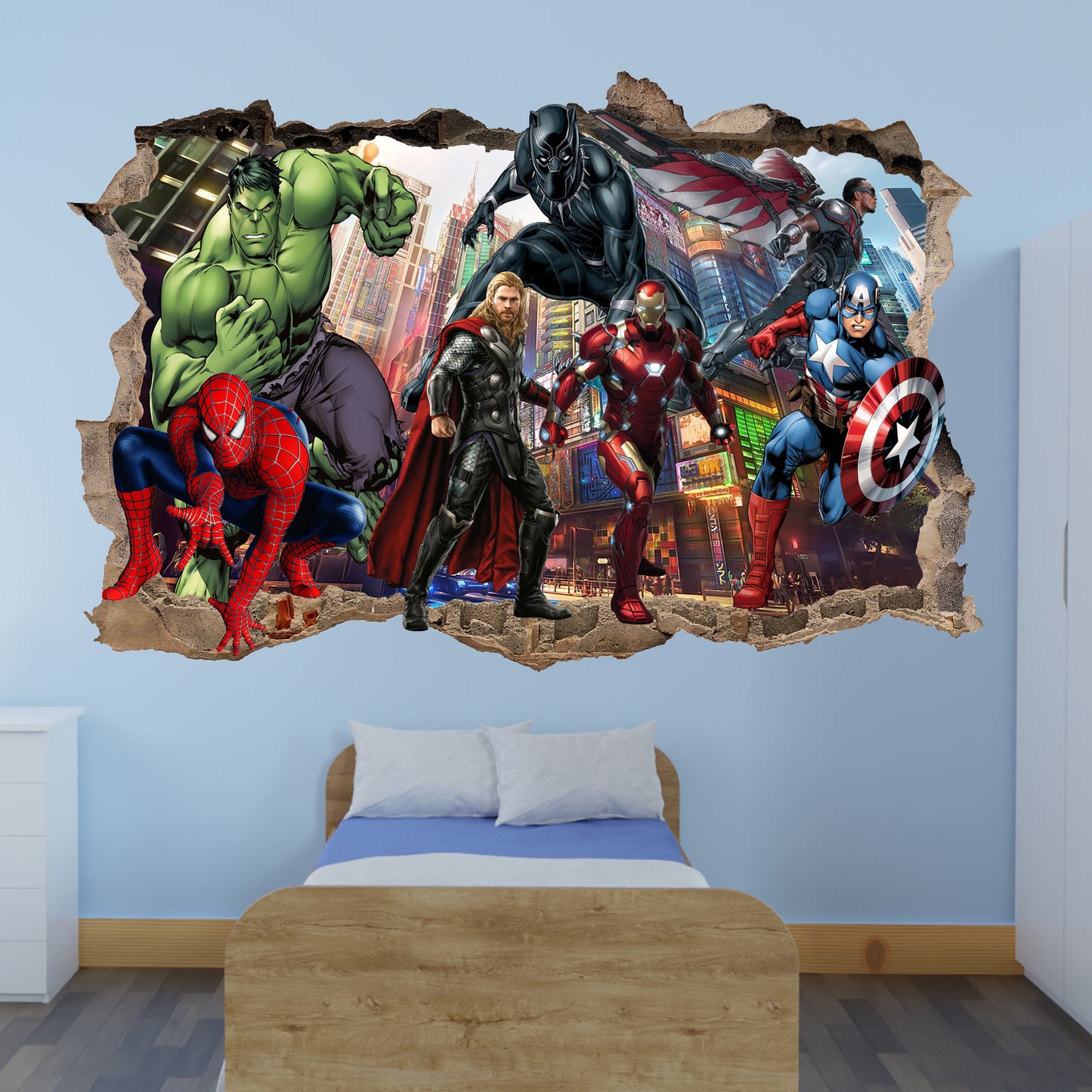 marvel avengers wall art poster sticker