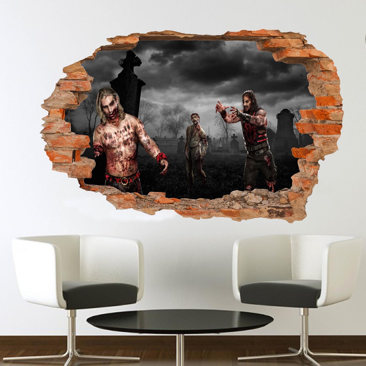 zombi apocalypse wall sticker decal mural poster