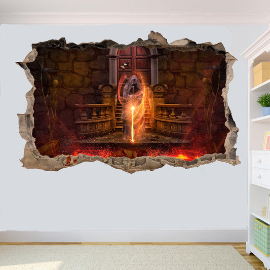 Devil wall sticker decal mural poster