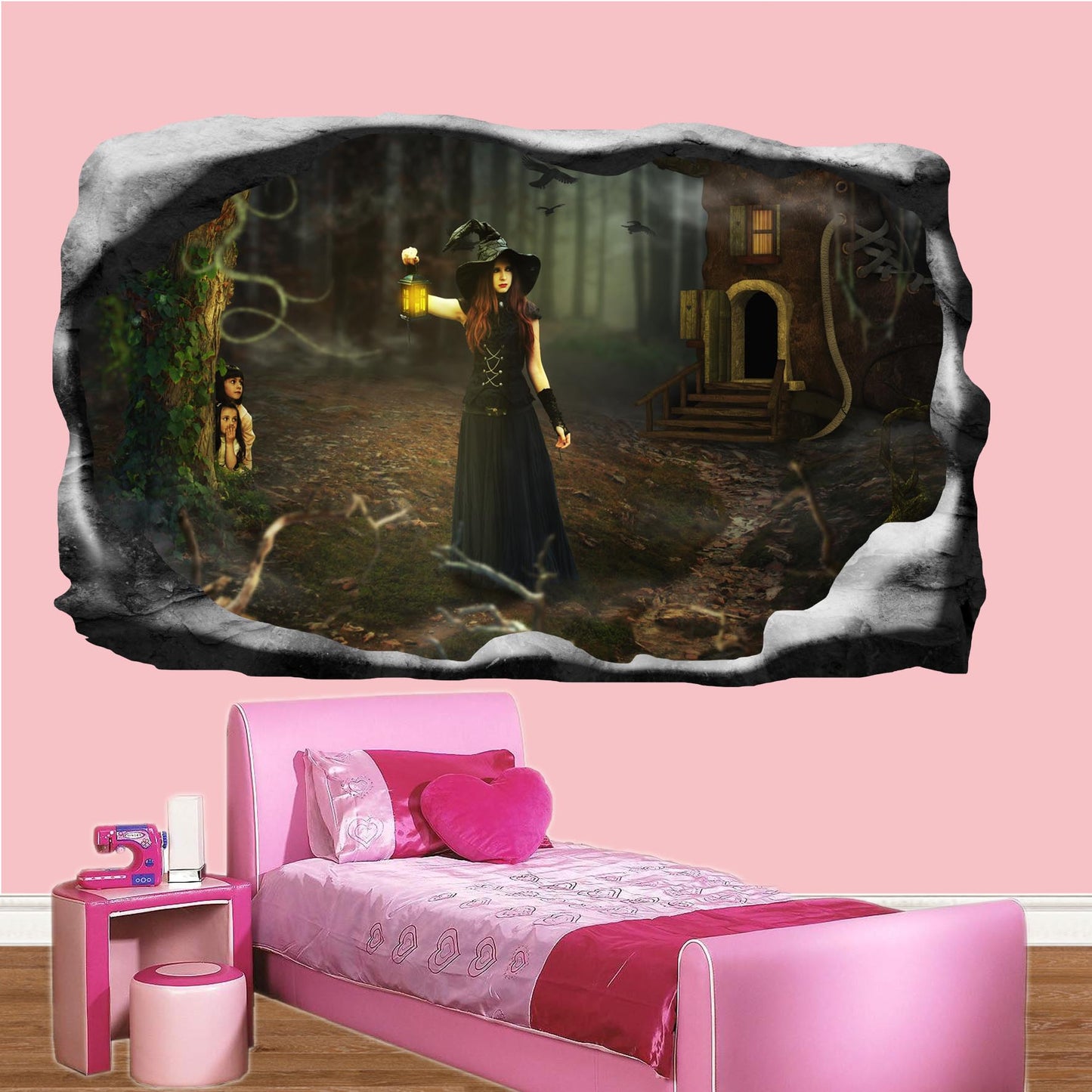 Witch Wall Art Sticker Decal Mural Poster