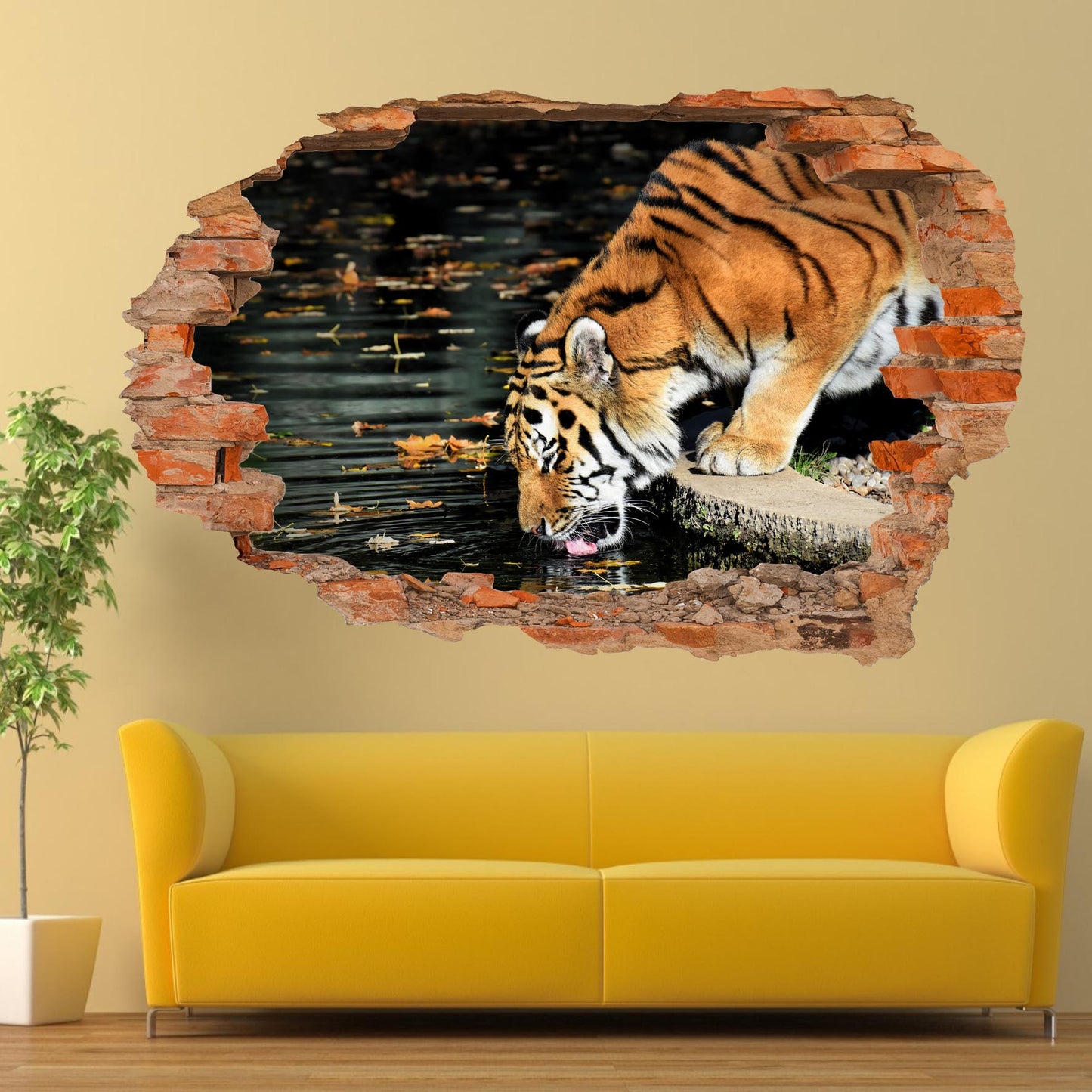 Bengal Tiger Wall Sticker Poster Decal Mural