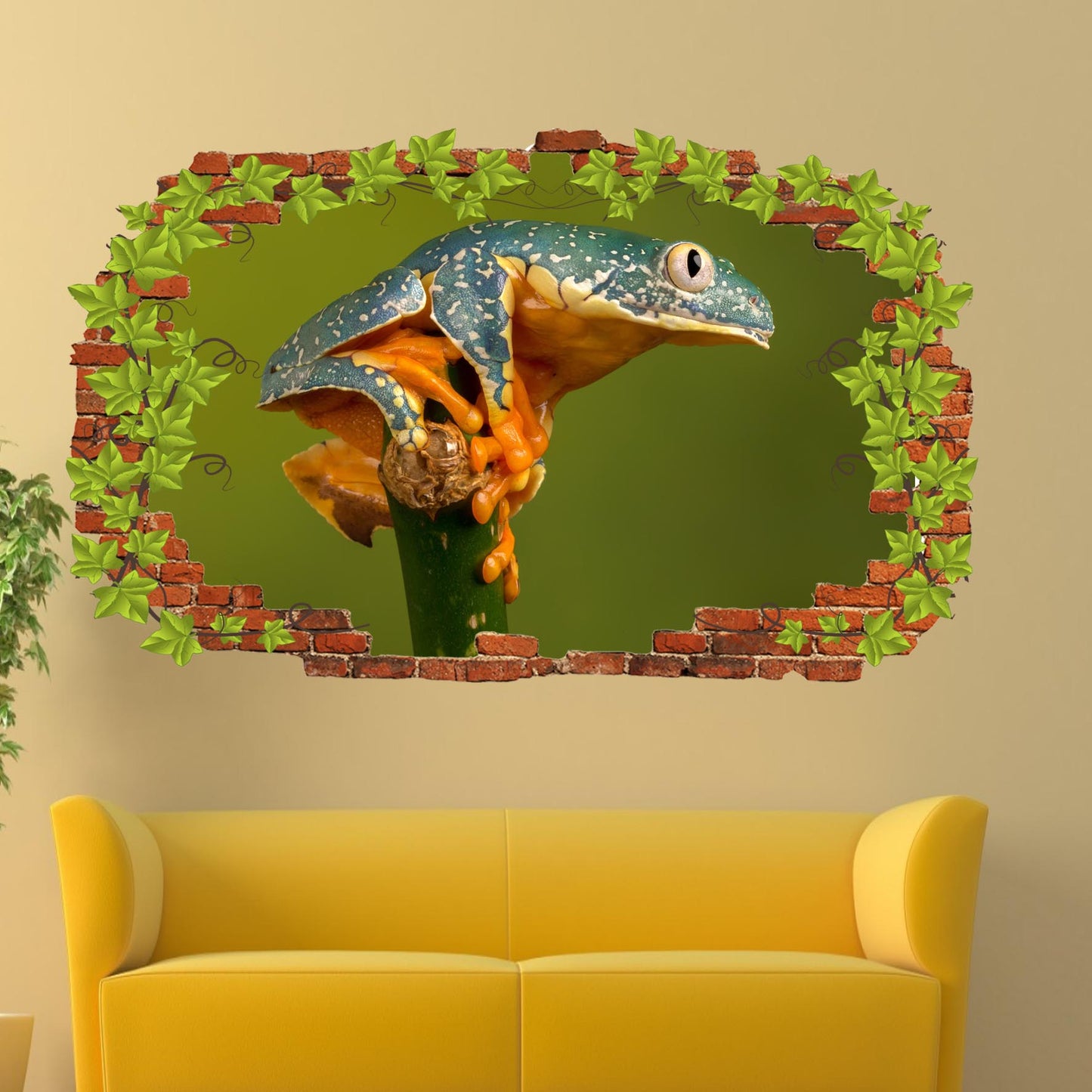 Frog Wall Sticker Poster Decal Mural