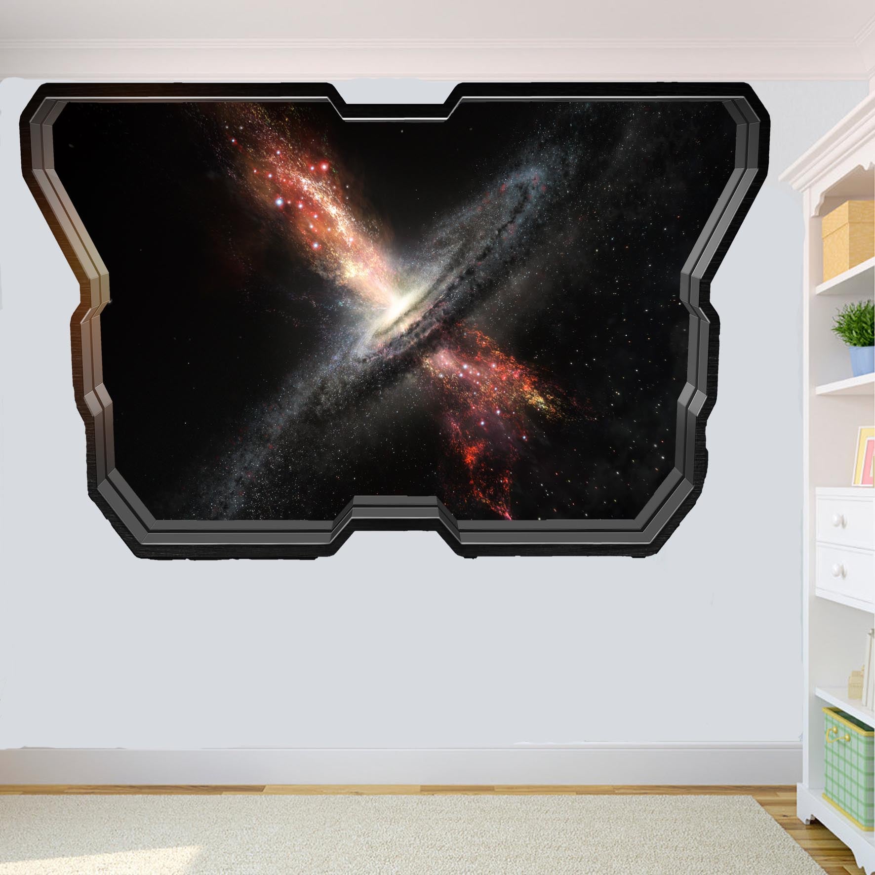 Galactic Wonder Space Wall Decal Mural Poster