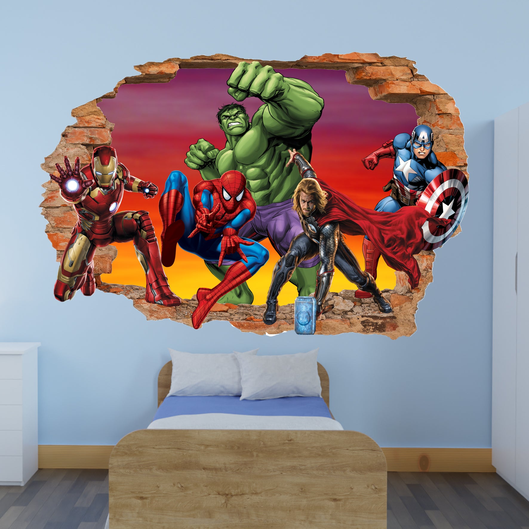 Premium Avengers Wall Sticker for Fans