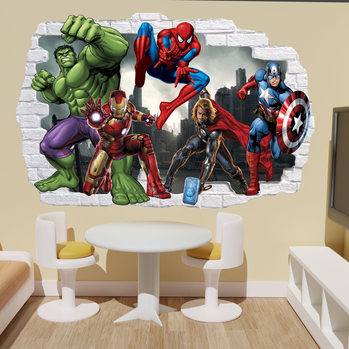 Comic Book Avengers Wall Graphic Sticker