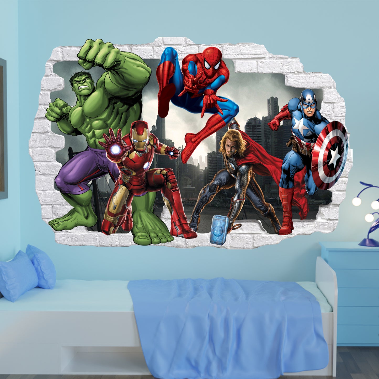 Comic Book Avengers Wall Graphic Sticker