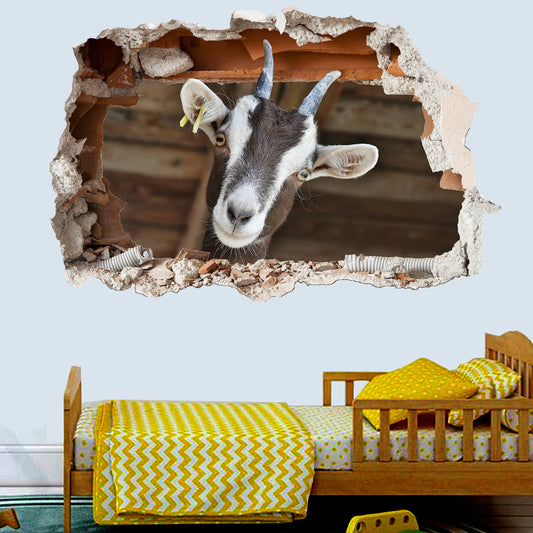 Goat Wall Sticker Mural Decal Poster