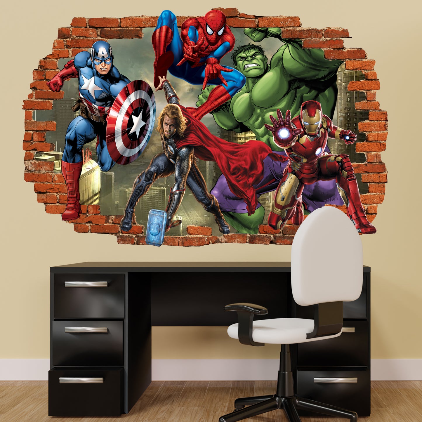 marvel avengers wall art