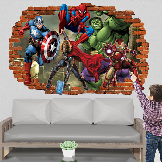 marvel avengers wall art