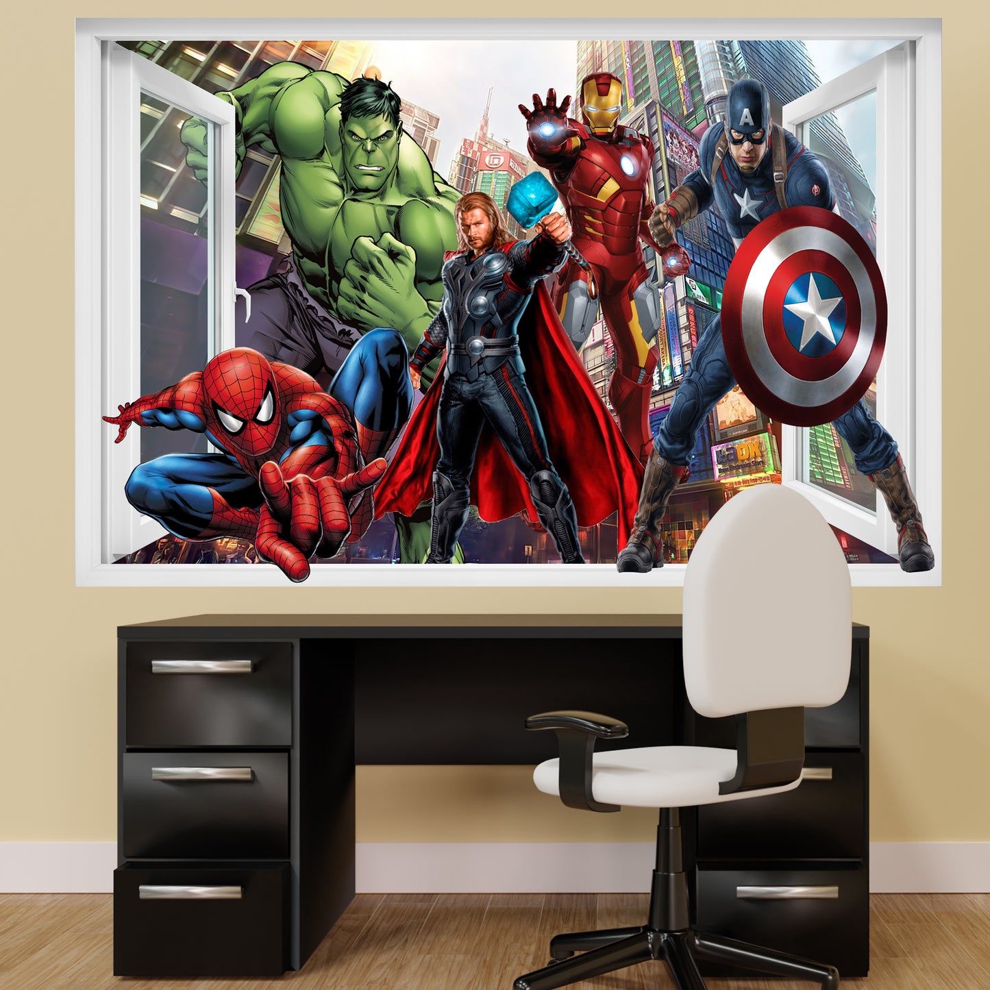marvel avengers bedroom decor sticker
