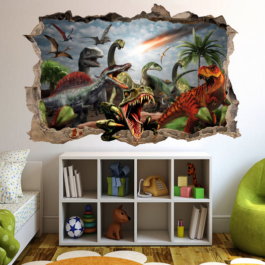 Jurassic World Dinosaurs Wall Sticker Mural Decal Poster