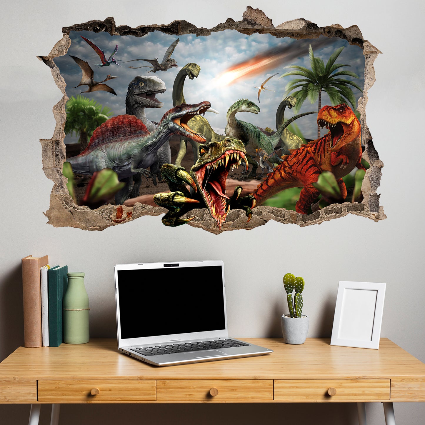 Jurassic World Dinosaurs Wall Sticker Mural Decal Poster