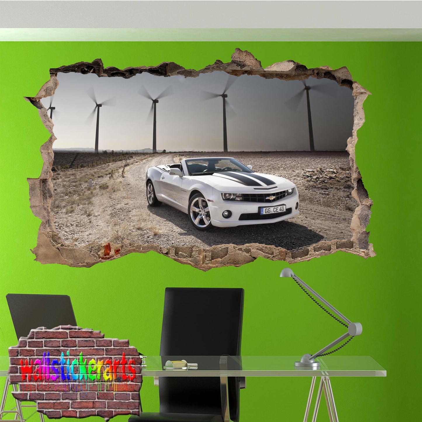 Chevrolet Camaro Wall Sticker poster mural decal