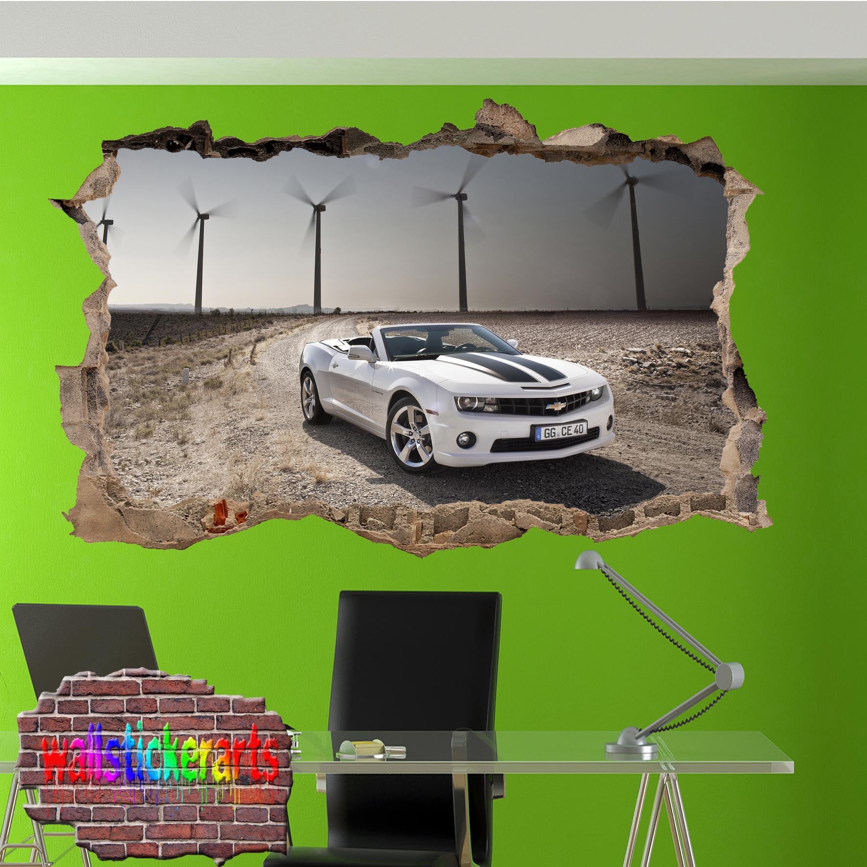 Chevrolet Camaro Wall Sticker poster mural decal
