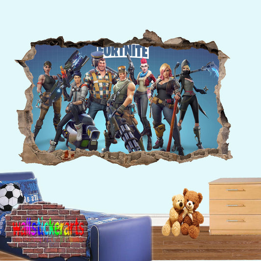 Fortnite Wall Sticker Mural Decal Poster