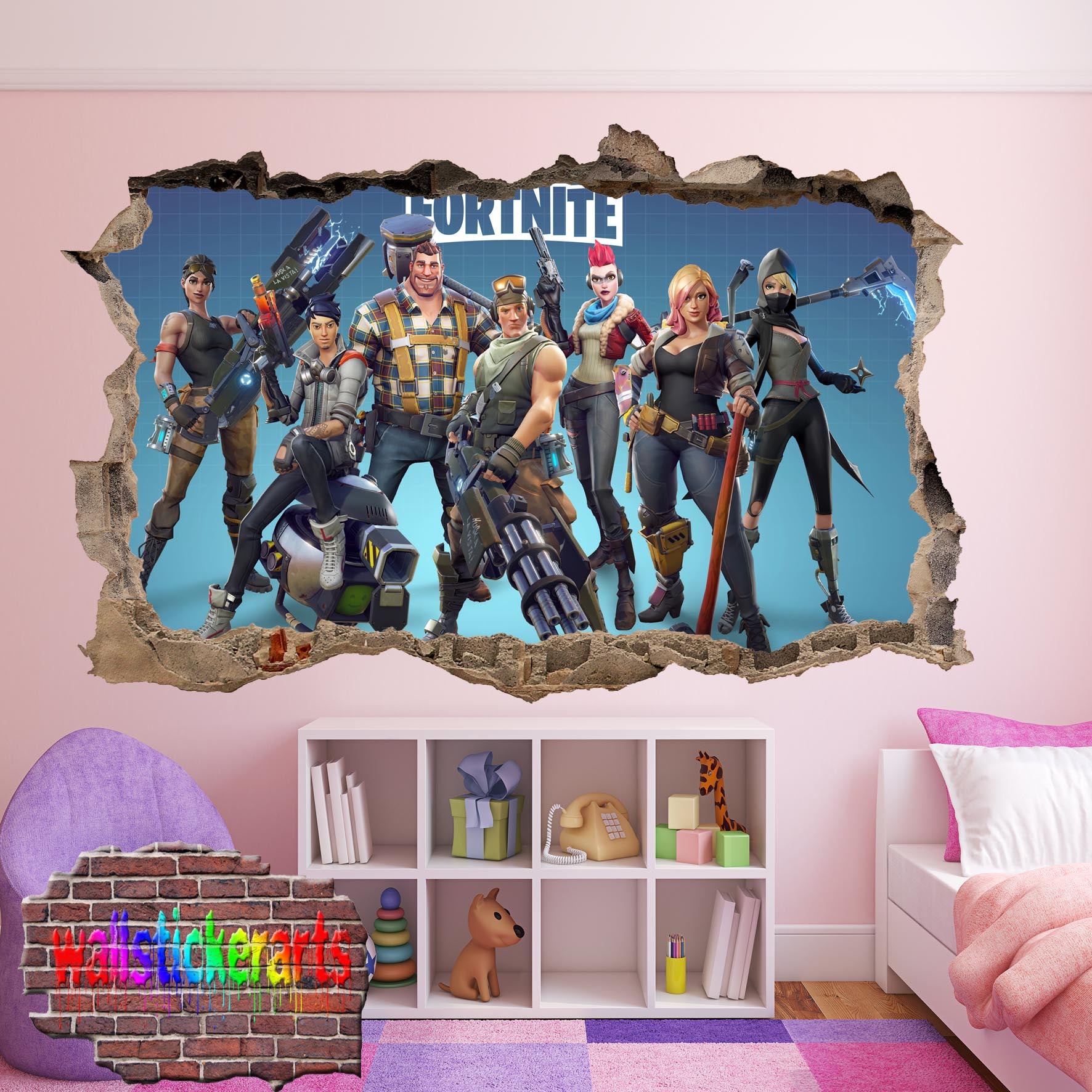 Fortnite Wall Sticker Mural Decal Poster
