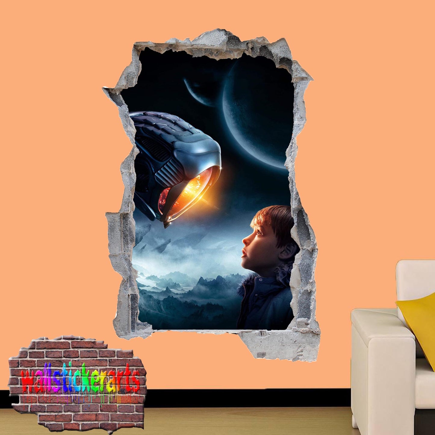 lost in space wall sticker poster mural decal