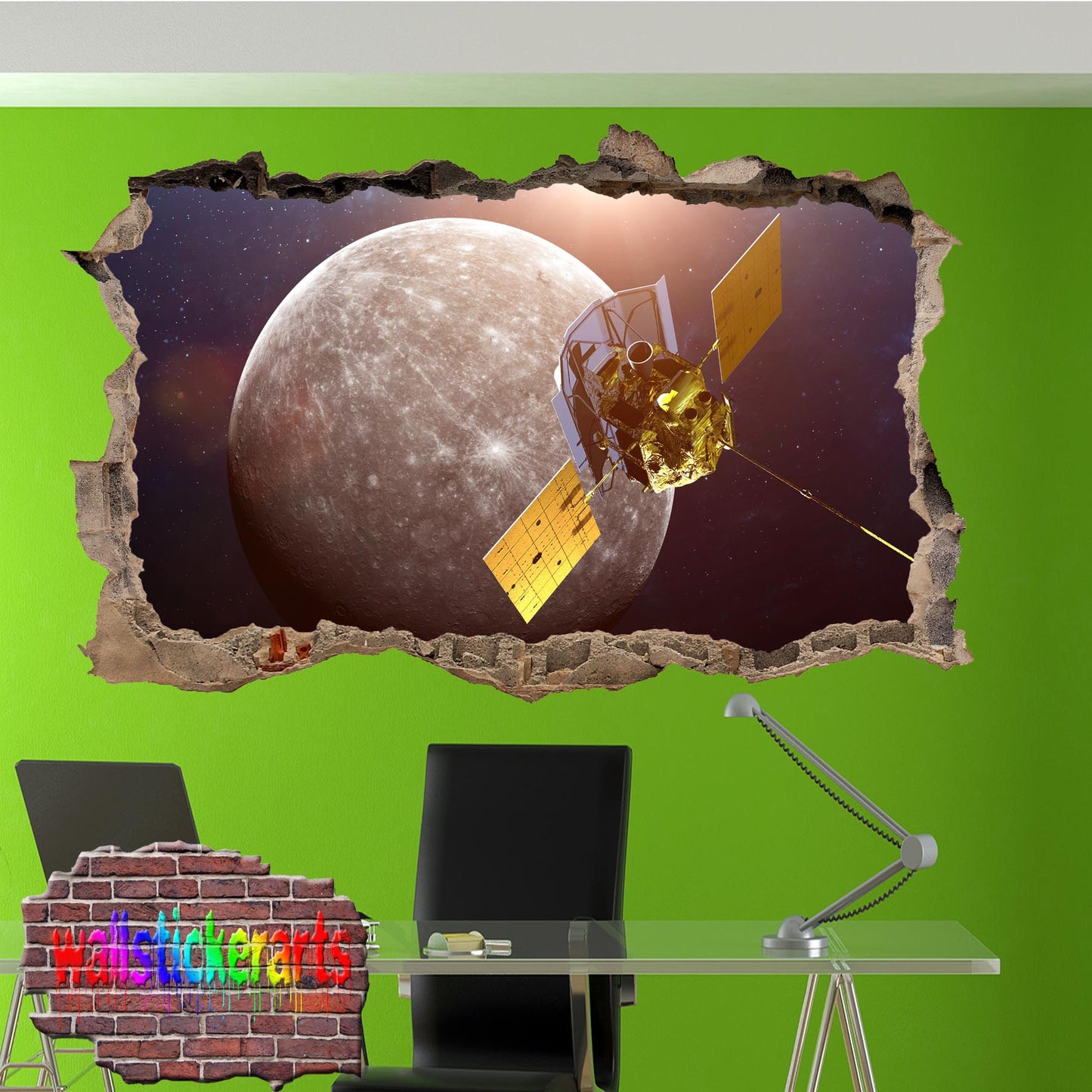 Mercury Satellite Messenger Wall Sticker Poster Decal Mural