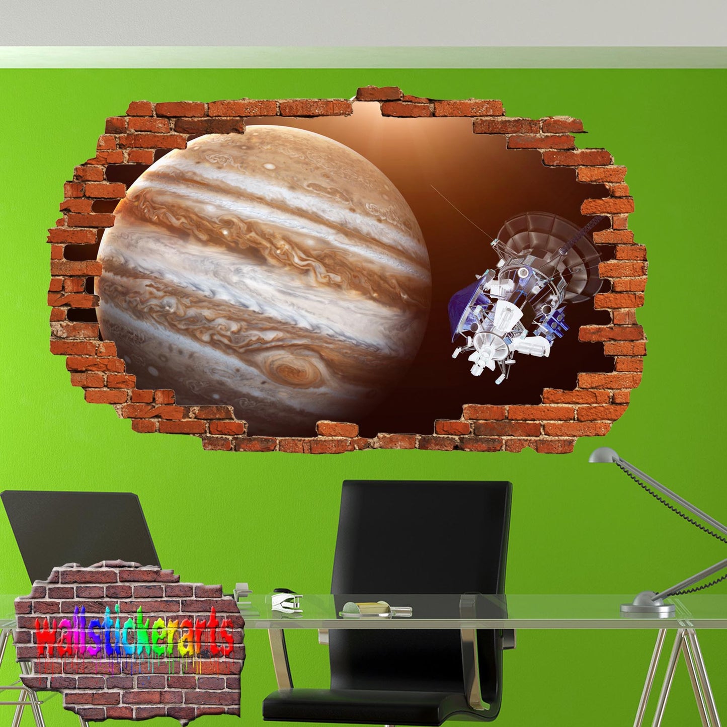 Planets Jupiter Satellite Galileo Wall Sticker Poster Decal Mural