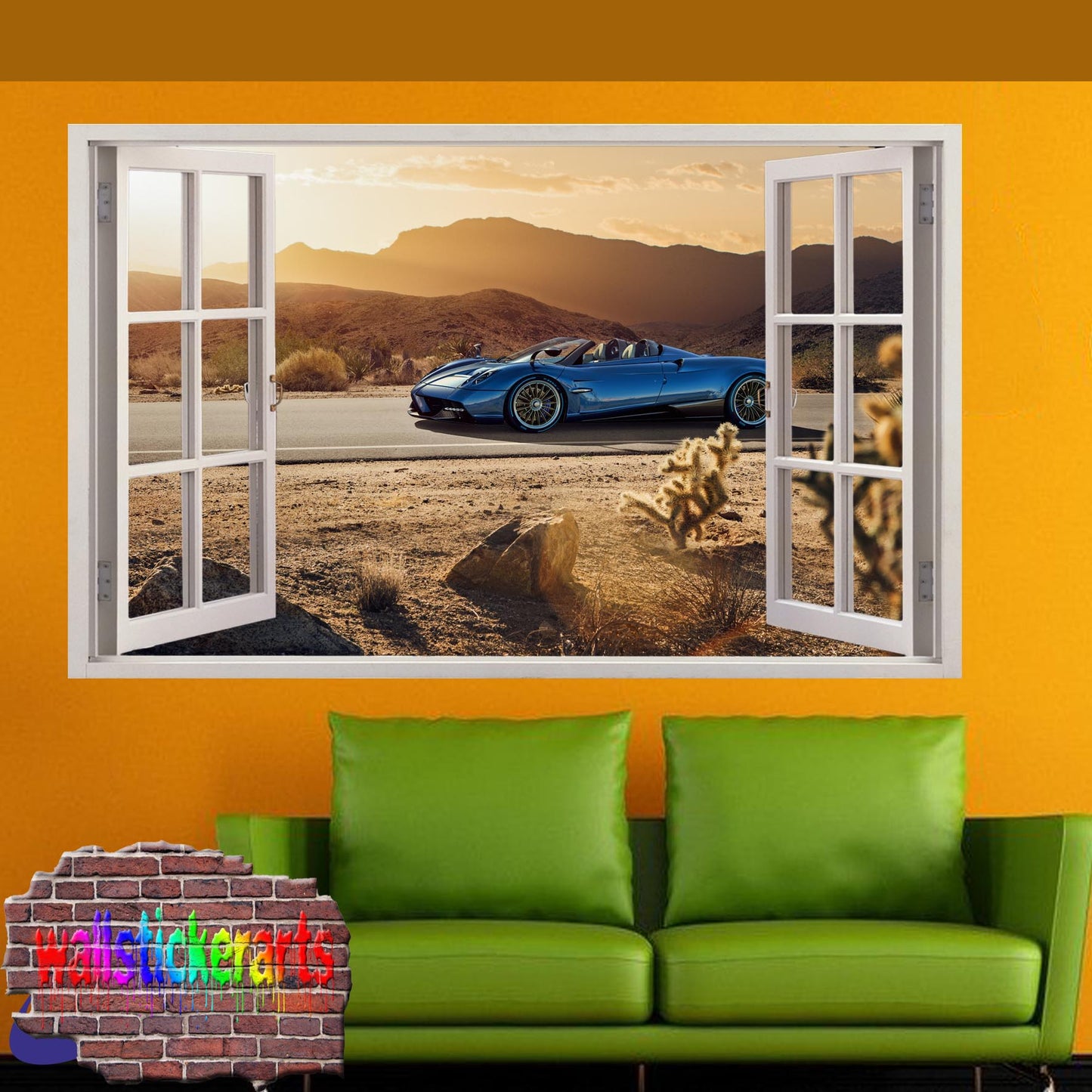 PAGANI WALL STICKER mural decal poster