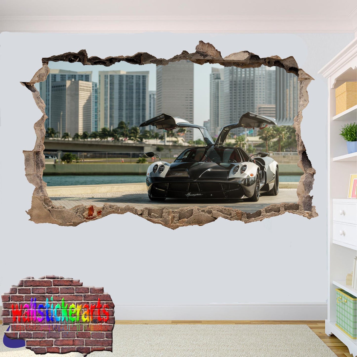 PAGANI WALL STICKER mural decal poster