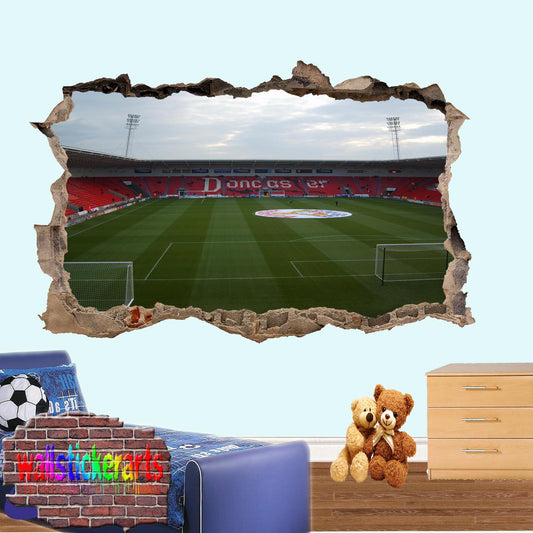 DONCASTER ROVERS KEEPMOAT FOOTBALL STADIUM WALL STICKER