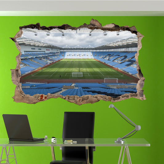 Coventry City Ricoh Arena Football Stadium Wall Sticker Mural Decal 3d Effect Room Office Home Decor