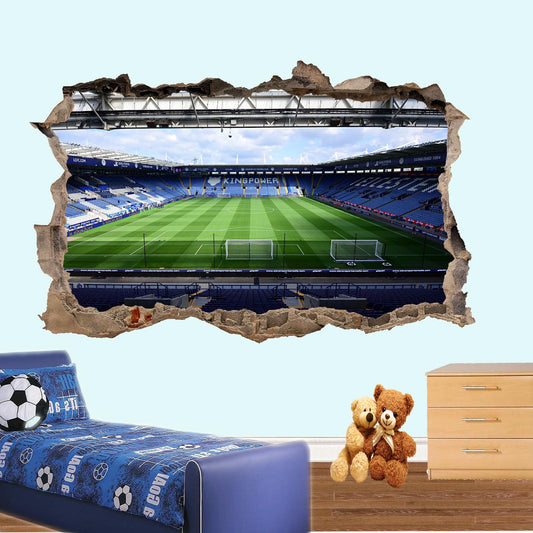 Leicester City King Power Football Stadium Wall Sticker Mural Decal 3d Effect Room Office Home Decor
