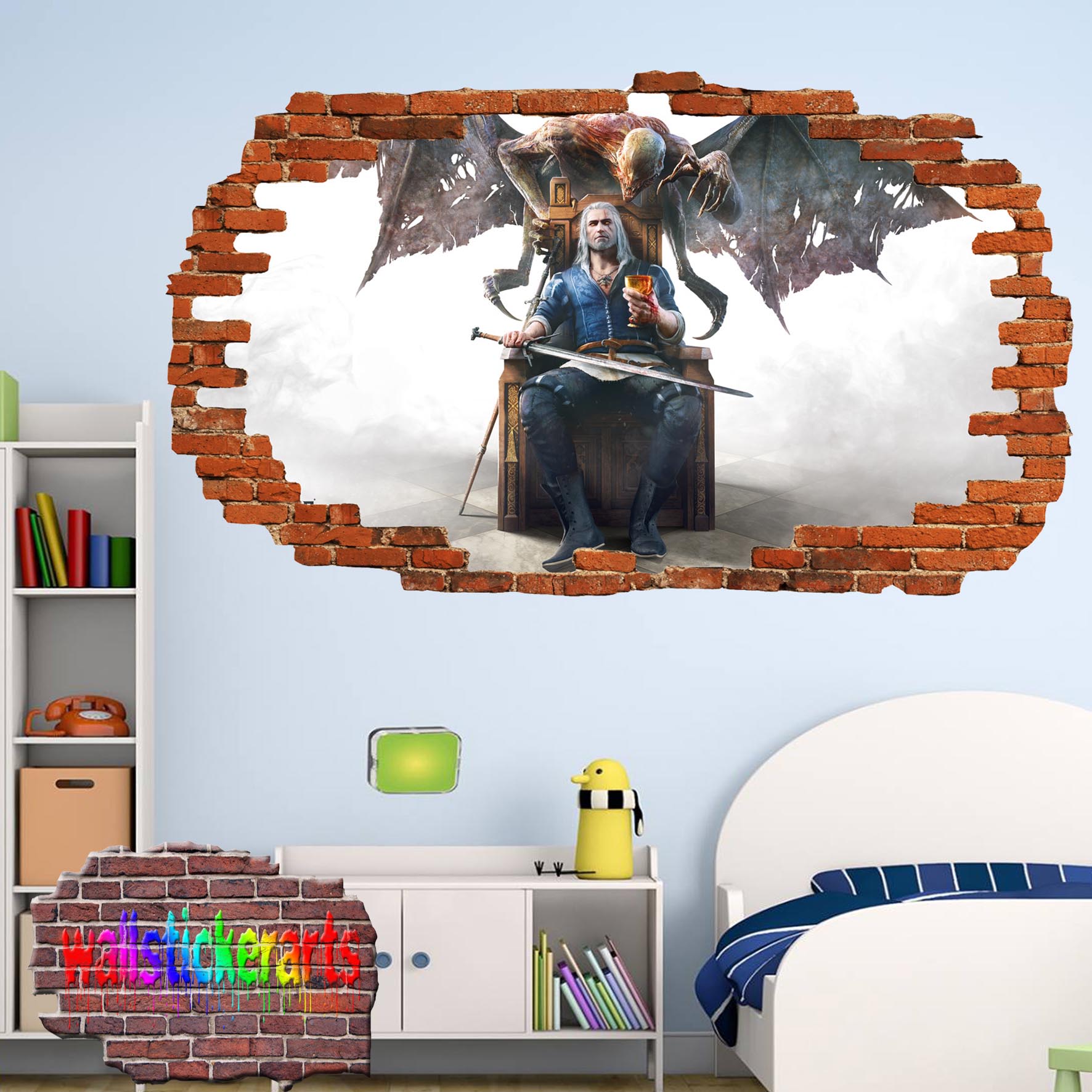 Witcher Wall Sticker Mural Decal Poster